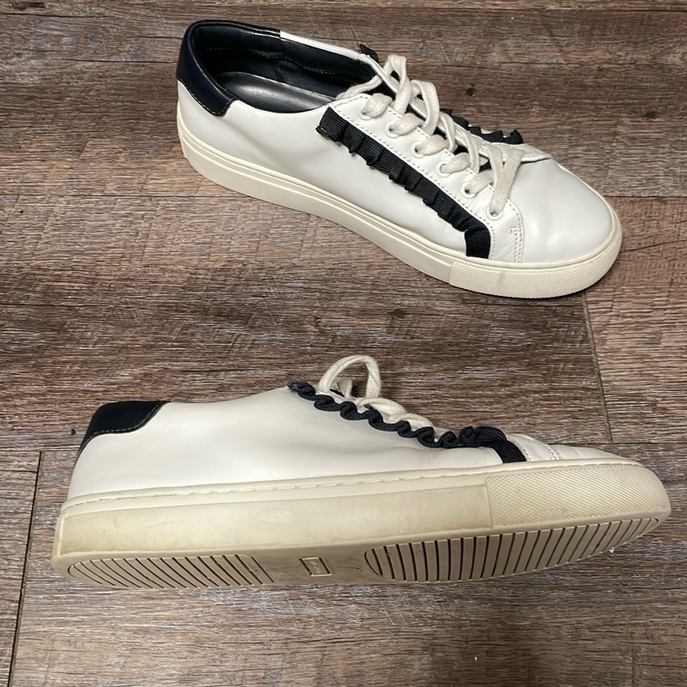 Tory Burch sport ruffle leather sneakers